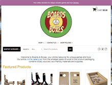 Tablet Screenshot of boardsandboxes.com
